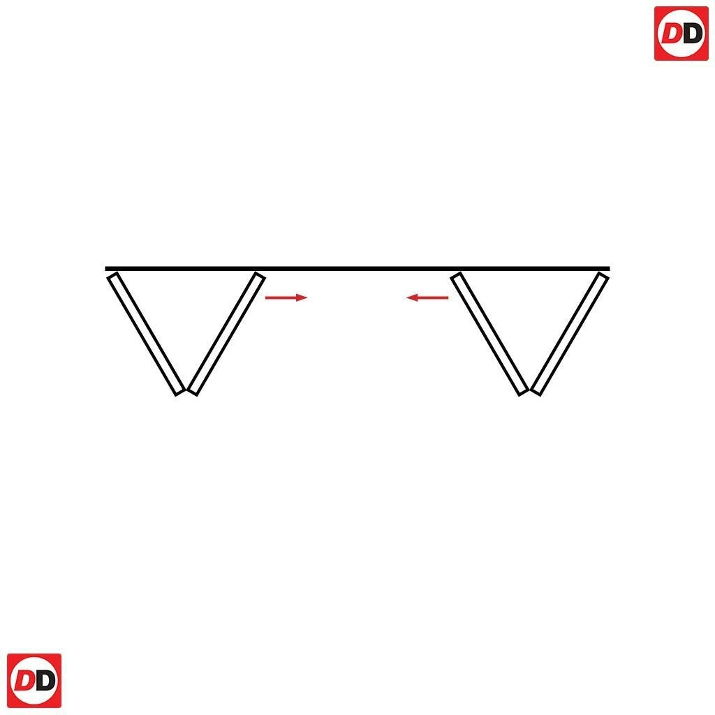 Four Folding Doors & Frame Kit - Belize Oak 2+2 Folding Door - Prefinished 3 Four Folding Doors & Frame Kit - Belize Oak 2+2 Folding Door - Prefinished - Image 3