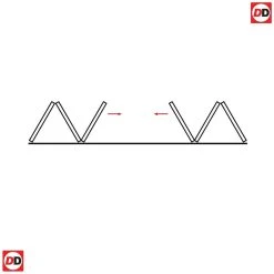 Six Folding Doors & Frame Kit - Belize Oak 3+3 - Prefinished 10 Six Folding Doors & Frame Kit - Belize Oak 3+3 - Prefinished -LPD Door 0001 thrufold 3 3 diagram folding doors 34209159 e9d0 480d 9d9d 404a53d27ff7