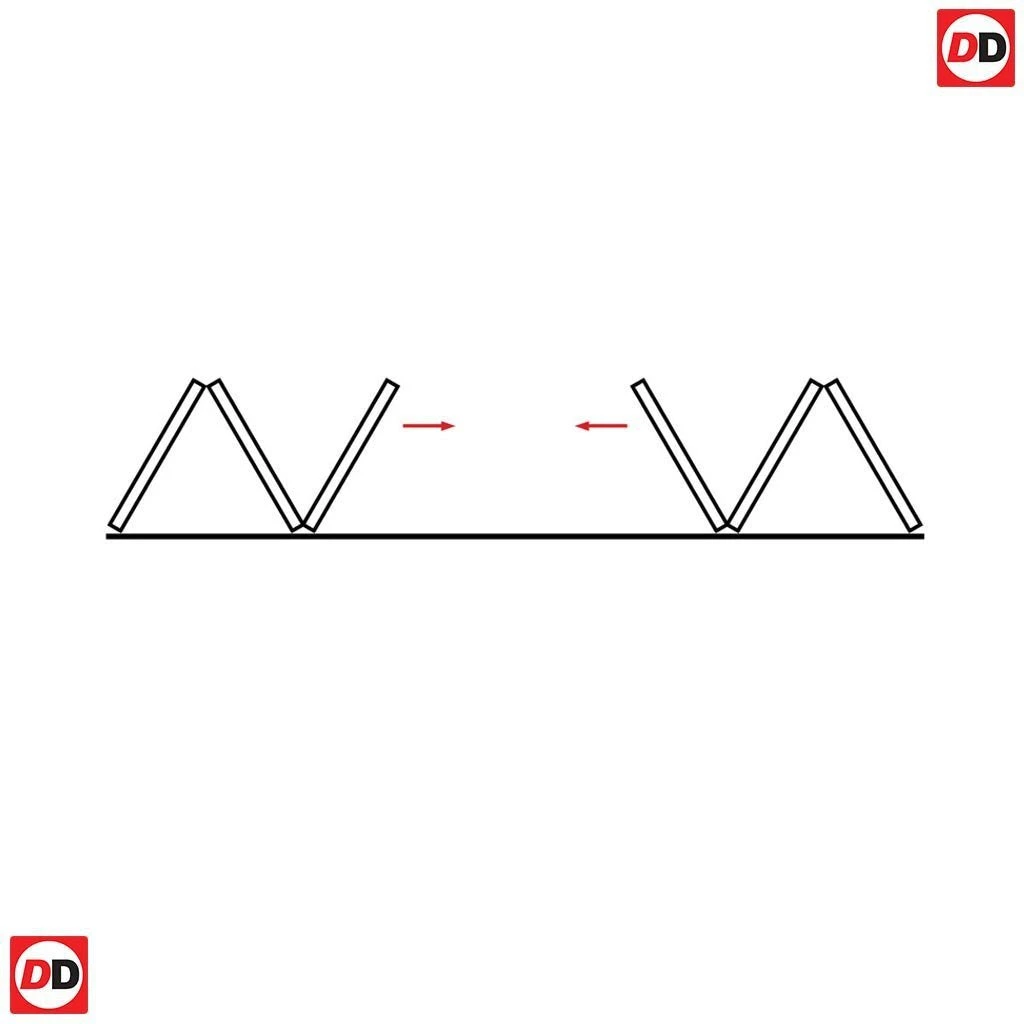Six Folding Doors & Frame Kit - Belize Oak 3+3 - Prefinished 3 Six Folding Doors & Frame Kit - Belize Oak 3+3 - Prefinished - Image 3