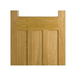 1930's Oak Internal Door - Frosted Glass -LPD Door 1930 oak door solid glazed unglazed lpd mid1