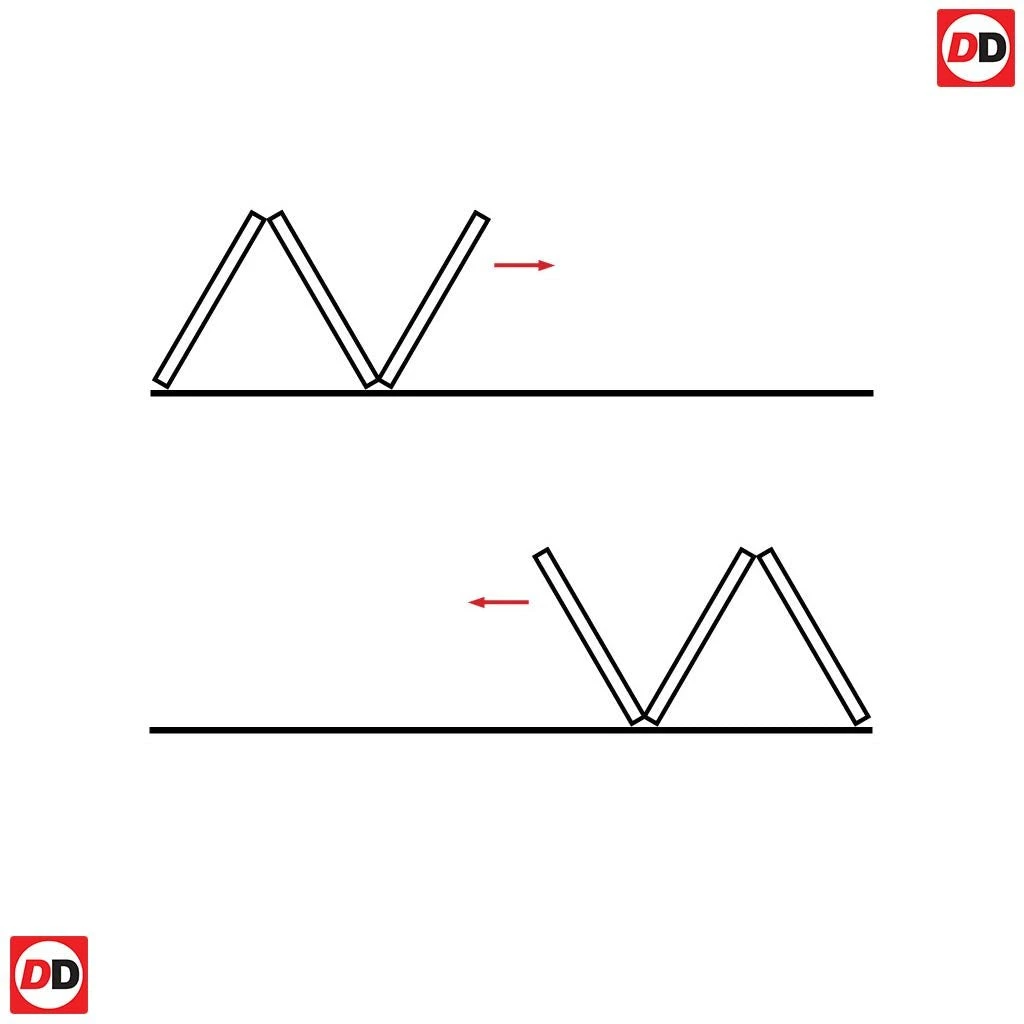 Three Folding Doors & Frame Kit - Vancouver Light Grey 3+0 - Clear Glass - Prefinished 3 Three Folding Doors & Frame Kit - Vancouver Light Grey 3+0 - Clear Glass - Prefinished - Image 3