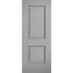 Saturn Tubular Stainless Steel Sliding Track & Arnhem 2 Panel Grey Primed Door - Unfinished -LPD Door Arnhem grey primed door 8d65ac30 2b32 405f a5c5 097183ec97b8