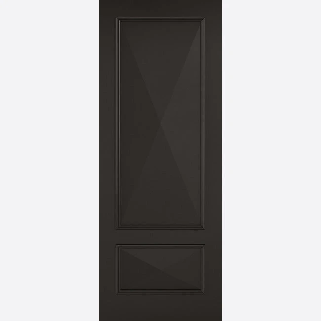 Knightsbridge 2 Panel Black Primed Internal Door - Raised Mouldings 2 Knightsbridge 2 Panel Black Primed Internal Door - Raised Mouldings - Image 2