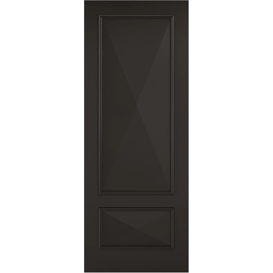 Knightsbridge 2 Panel Black Primed Internal Door Pair - Raised Mouldings 2 Knightsbridge 2 Panel Black Primed Internal Door Pair - Raised Mouldings - Image 2