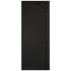 Melrose Panel Black Internal Door - Prefinished -LPD Door Black Melrose
