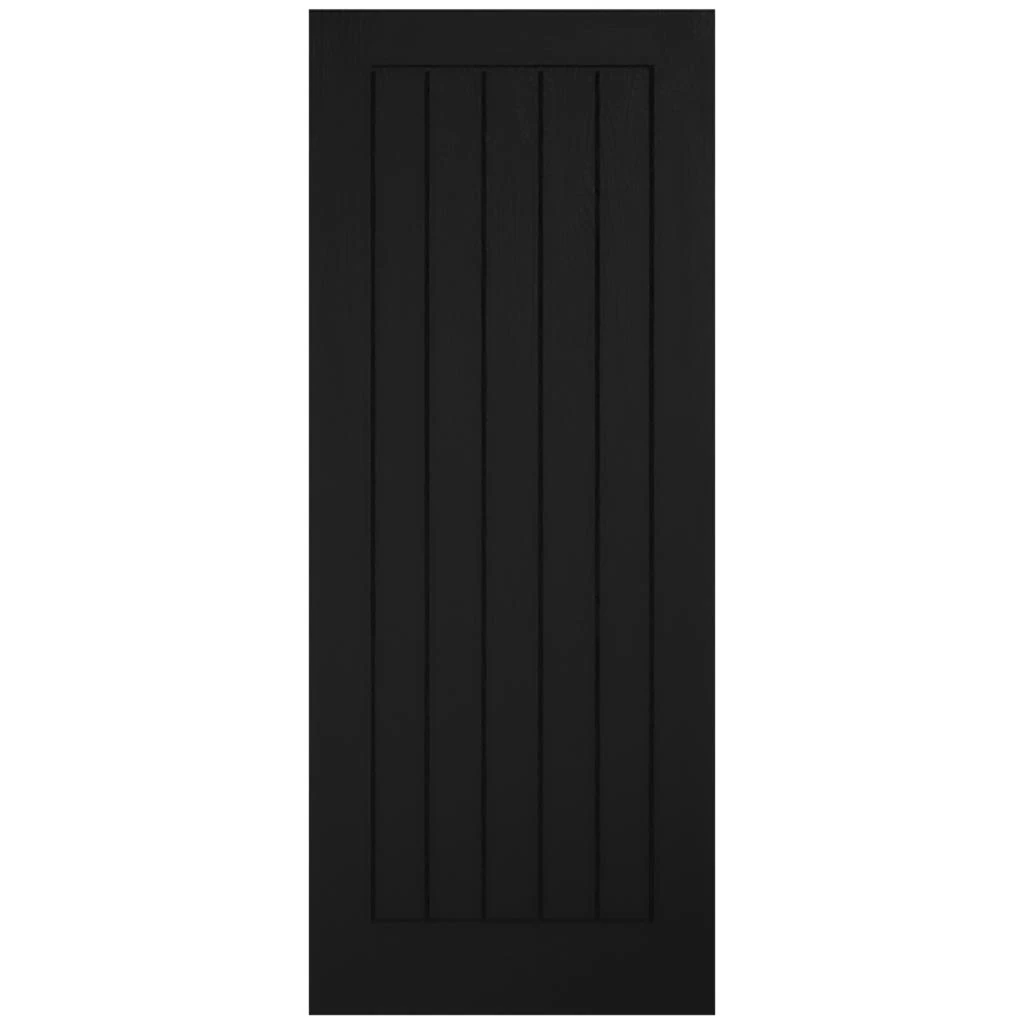 Mexicano Black Internal Door - Vertical Lining - Prefinished 2 Mexicano Black Internal Door - Vertical Lining - Prefinished - Image 2