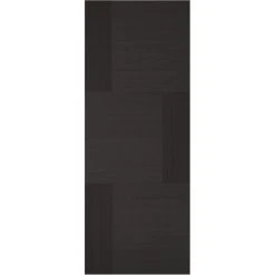 Saturn Tubular Stainless Steel Sliding Track & Seis Charcoal Black Flush Door - Prefinished -LPD Door Black Seis 32c19789 8133 47fb a3cf 7d3954fc2d77