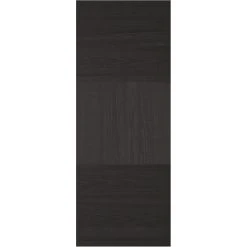 Single Sliding Door & Wall Track - Tres Charcoal Black Flush Door - Prefinished -LPD Door Black Tres f68a1cea eaf7 4168 ba68 712bfd469cca
