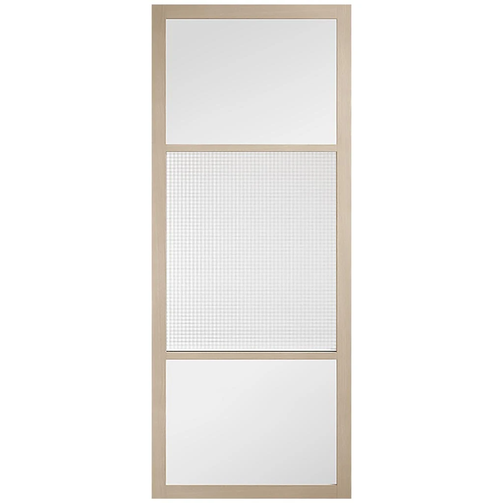 Sutton Blonde Oak Internal Door - With Clear & Cross Reeded Glass - Prefinished 3 Sutton Blonde Oak Internal Door - With Clear & Cross Reeded Glass - Prefinished - Image 3