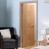 Internal Door And Frame Kit - Catalonia Flush Oak Veneered Internal Door - Prefinished