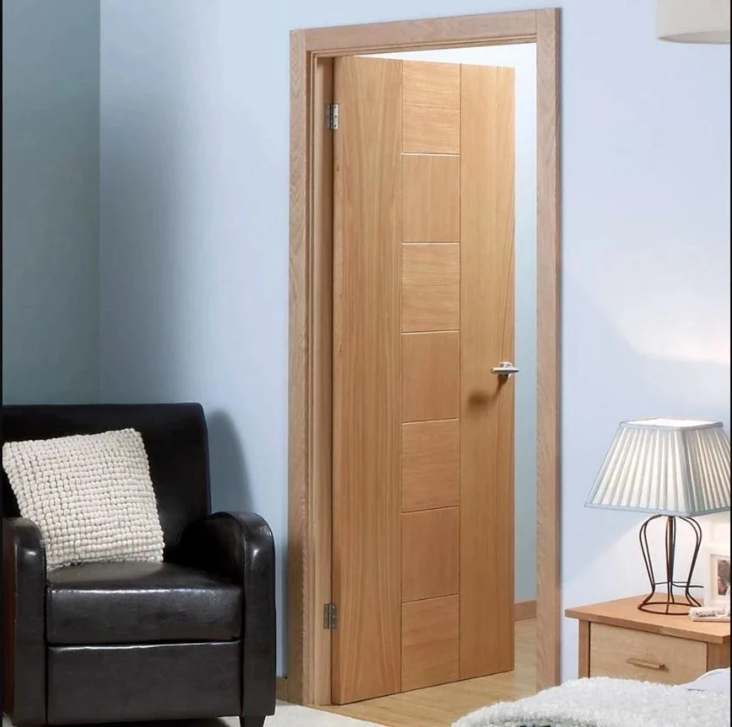 Internal Door And Frame Kit - Catalonia Flush Oak Veneered Internal Door - Prefinished 1 Internal Door And Frame Kit - Catalonia Flush Oak Veneered Internal Door - Prefinished