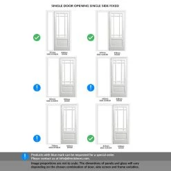 ThruEasi White Room Divider - Downham Bevelled Clear Glass Primed Door With Full Glass Side -LPD Door Downham clear glass white primed door lpd directdoors WFDOWCG33 THRT 1 1 301 GLA 29f71ac1 f04c 4c56 942a 206843353b44
