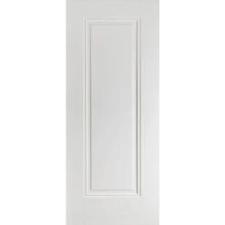 Saturn Tubular Stainless Steel Sliding Track & Eindhoven 1 Panel Door - Primed -LPD Door Eindhoven 1 pane white primed door 68739aa2 d46e 4eac 99d1 bd79891ae615