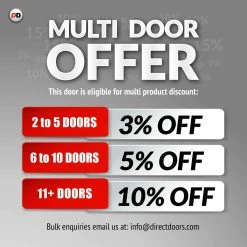 SpaceEasi Top Mounted Black Folding Track & Double Door - Edmonton Light Grey Door - Clear Glass With Frosted Lines - Prefinished 10 SpaceEasi Top Mounted Black Folding Track & Double Door - Edmonton Light Grey Door - Clear Glass With Frosted Lines - Prefinished -LPD Door Multi door discount board directdoors trade offer special offer 233b9e1e 6e31 4a0a bd31 f8a62cec1ff4