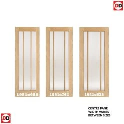 Lincoln Glazed Oak Internal Door Pair - Frosted Glass -LPD Door Norwich oak glazed door board ad864862 591f 480d a74d eac97df7ffba