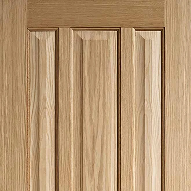 Kilburn 3 Panel Oak Absolute Evokit Single Pocket Doors 3 Kilburn 3 Panel Oak Absolute Evokit Single Pocket Doors - Image 3