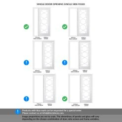 ThruEasi White Room Divider - Orly Clear Glass Primed Door With Full Glass Side -LPD Door Orly clear glass white primed door lpd directdoors WFORLY33 THRT 1 1 301 GLA 8ed3bfd6 4d78 468f 9089 41eb05701c86