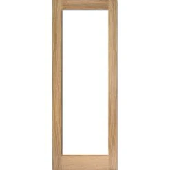 Pattern 10 Oak Internal Door Pair - Full Pane Frosted Glass -LPD Door Pattern 10 Glazed Oak 4ca4d7e4 5544 4c5f 9d47 6cc04671ec1c