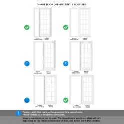ThruEasi White Room Divider - SA 15L Clear Glass Primed Door With Full Glass Side -LPD Door SA clear glass white primed door lpd directdoors WFSA33 THRT 1 1 301 GLA ef9c58c3 7079 44ae 8030 a2a7f6112b09
