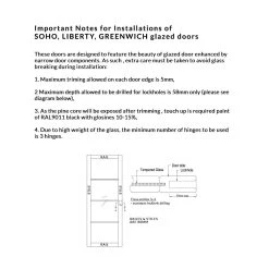 Saturn Tubular Stainless Steel Sliding Track & Soho 4 Panel Door - Black Primed -LPD Door SOHO LIBERTY GREENWICH directdoors diagram industrial doors c5ee2b4a e974 4433 ba6d ffdc92d239ab