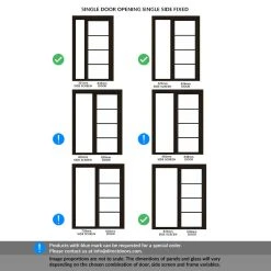 ThruEasi Black Room Divider - Soho 4 Pane Primed Clear Glass Unfinished Door With Full Glass Side -LPD Door Soho black unfinished 4 p door lpd directdoors SOHBLA33 THRT 1 1 301 GLA 222622a3 b8f6 4c85 b5e8 069a876c9785