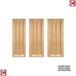 Premium Single Sliding Door & Wall Track - Idaho 3 Panel Oak Door - Unfinished -LPD Door Thruslide idaho panel oak prefinished door board directdoors c1c70518 a042 4414 bf86 d4d856ad1bfb