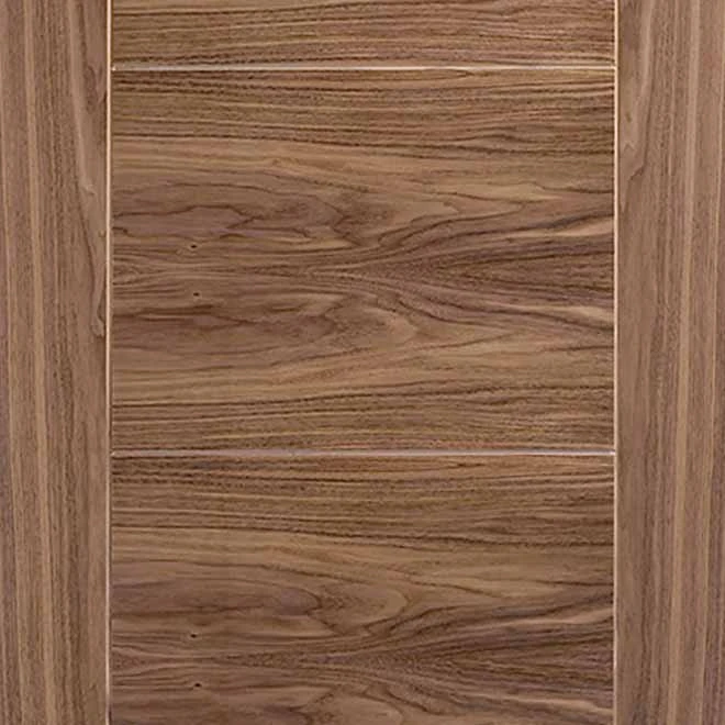 Bespoke Vancouver Walnut 5P Flush Double Pocket Door - Prefinished 3 Bespoke Vancouver Walnut 5P Flush Double Pocket Door - Prefinished - Image 3