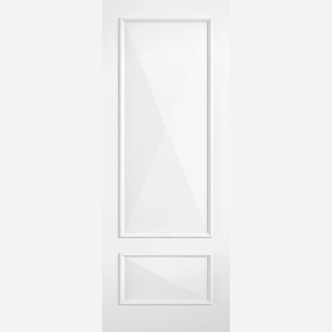 Knightsbridge 2 Panel Internal Door - Raised Mouldings - White Primed 2 Knightsbridge 2 Panel Internal Door - Raised Mouldings - White Primed - Image 2