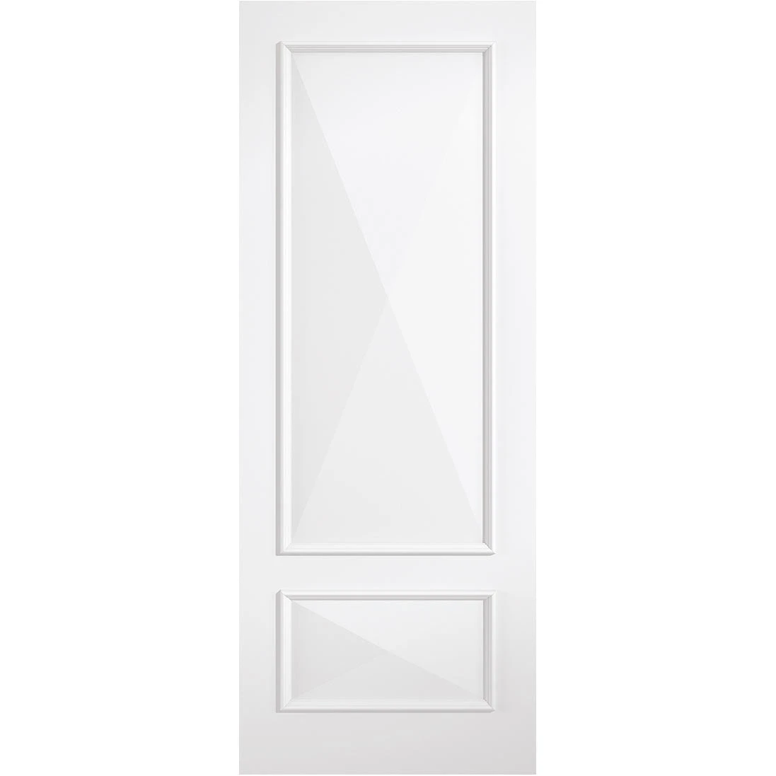 Knightsbridge 2 Panel Internal Door Pair - Raised Mouldings - White Primed 2 Knightsbridge 2 Panel Internal Door Pair - Raised Mouldings - White Primed - Image 2