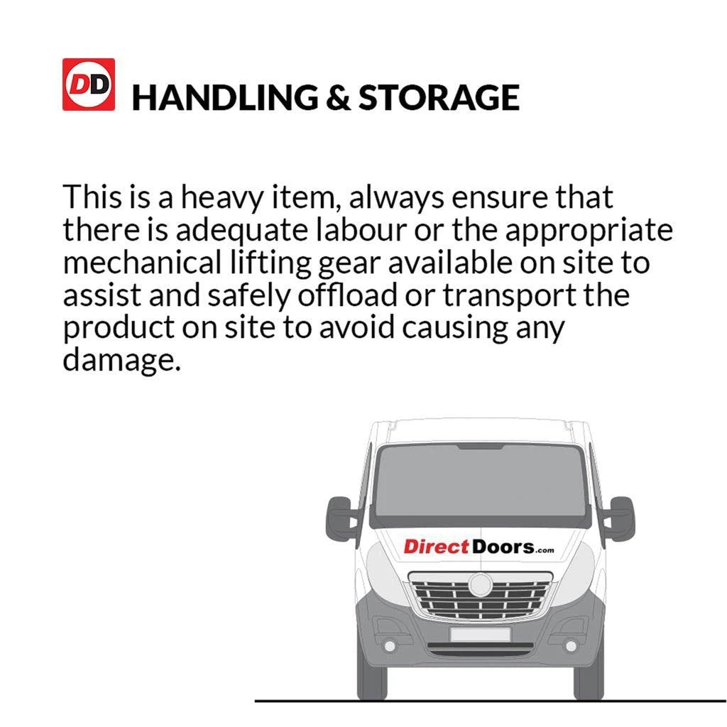 Six Folding Doors & Frame Kit - Vancouver 4 Pane Oak 3+3 - Clear Glazed Offset - Prefinished 6 Six Folding Doors & Frame Kit - Vancouver 4 Pane Oak 3+3 - Clear Glazed Offset - Prefinished - Image 6