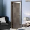 Bespoke Apollo Chocolate Grey Flush Internal Door - Prefinished