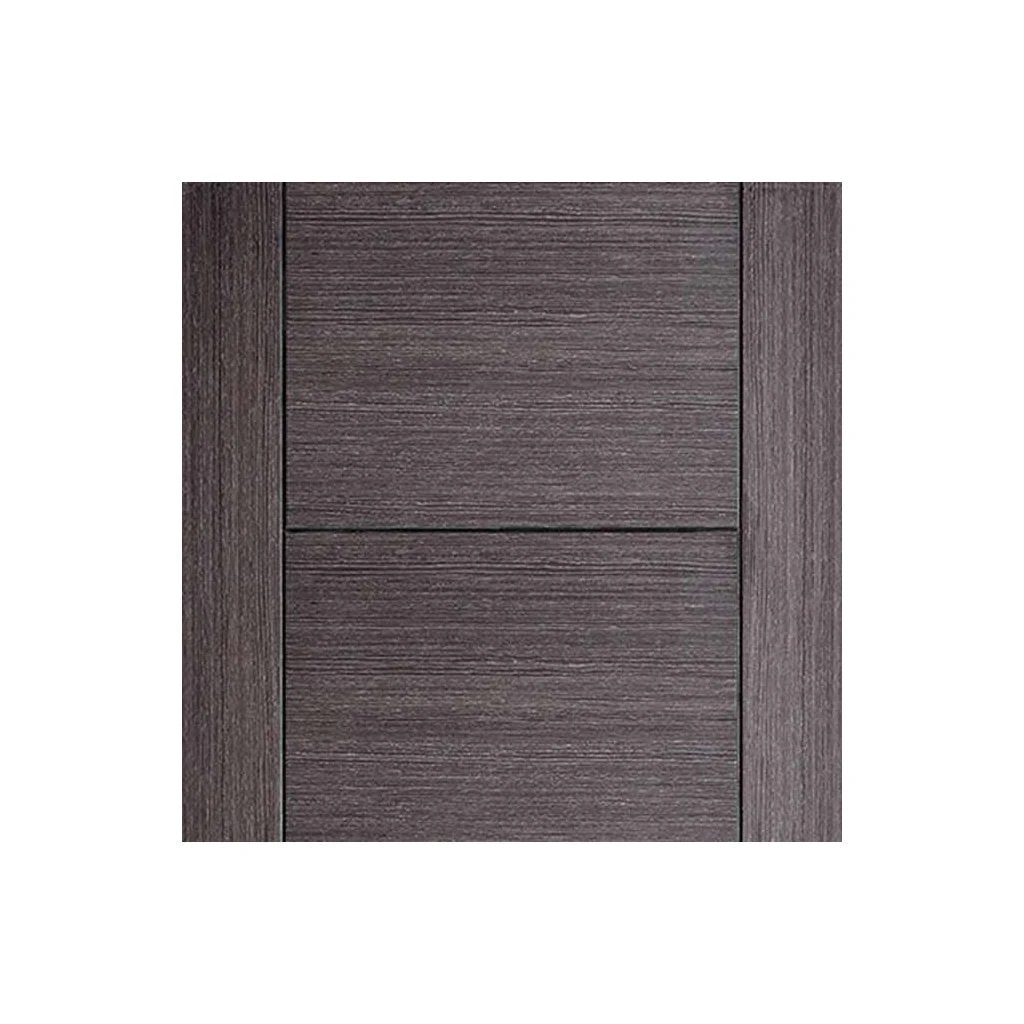 Double Sliding Door & Wall Track - Vancouver Flush Ash Grey Doors - Prefinished 4 Double Sliding Door & Wall Track - Vancouver Flush Ash Grey Doors - Prefinished - Image 4