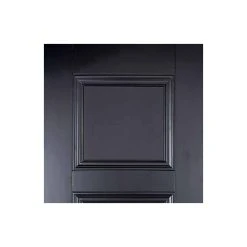 Four Folding Doors & Frame Kit - Amsterdam 3 Panel Black Primed 2+2 - Unfinished -LPD Door black amsterdam top12