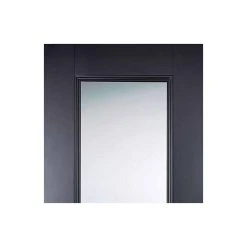 Pass-Easi Three Sliding Doors And Frame Kit - Arnhem Black Primed Door - Clear Glass - Unfinished 8 Pass-Easi Three Sliding Doors And Frame Kit - Arnhem Black Primed Door - Clear Glass - Unfinished -LPD Door black arnhem 1l top2