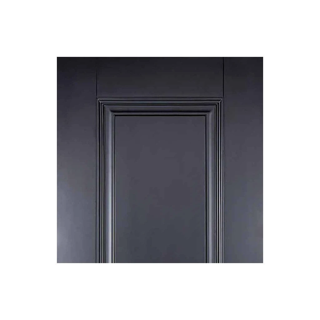 Single Sliding Door & Wall Track - Eindhoven 1 Panel Black Primed Door - Unfinished 4 Single Sliding Door & Wall Track - Eindhoven 1 Panel Black Primed Door - Unfinished - Image 4