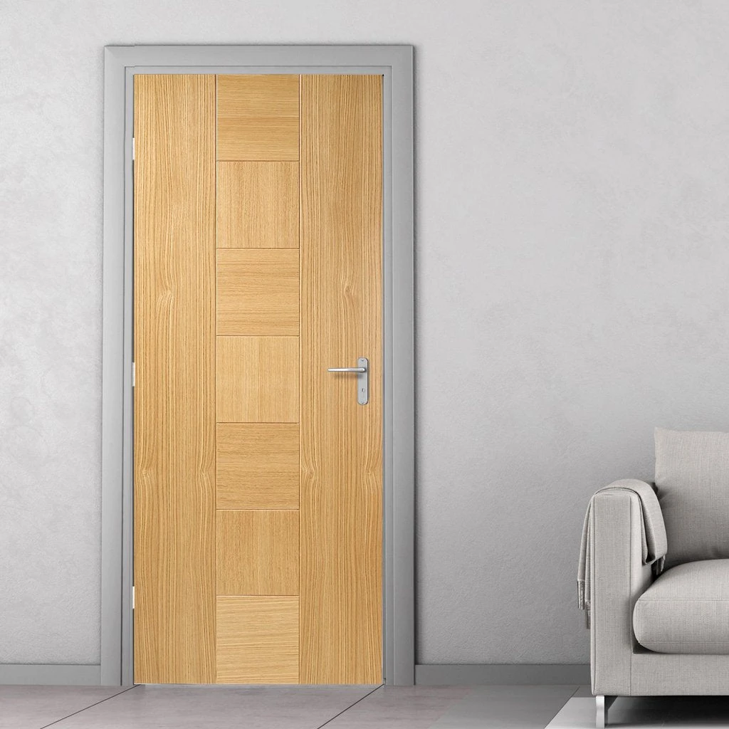 Bespoke Catalonia Flush Oak Internal Door - Prefinished 1 Bespoke Catalonia Flush Oak Internal Door - Prefinished