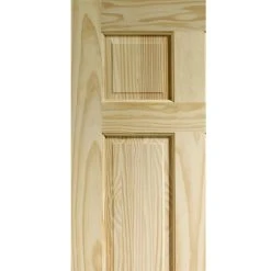 3 Panel Clear Pine Internal Door -LPD Door clear pine narrow door 3 panel directdoors top