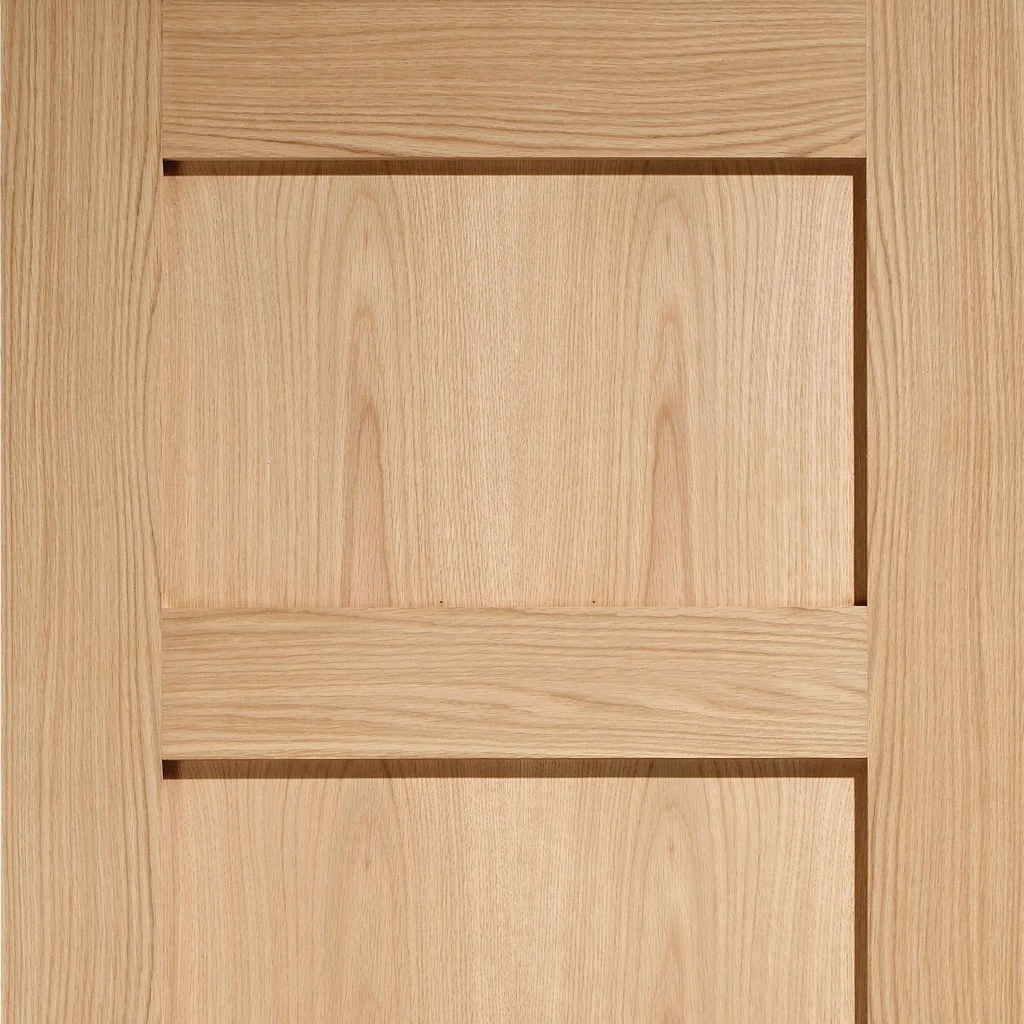 Internal Door And Frame Kit - Contemporary 4 Panel Oak Internal Door 3 Internal Door And Frame Kit - Contemporary 4 Panel Oak Internal Door - Image 3