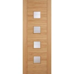 Bespoke Thruslide Surface Vancouver Oak 4LS Door Diamond Lined Clear Glass - Sliding Door And Track Kit - Prefinished 8 Bespoke Thruslide Surface Vancouver Oak 4LS Door Diamond Lined Clear Glass - Sliding Door And Track Kit - Prefinished -LPD Door contemporary door vancouver glazed oak brilliant clear cut lines lpd main3