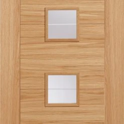 Vancouver Oak 4 Pane Internal Door - Diamond Lined Clear Glass - Prefinished 10 Vancouver Oak 4 Pane Internal Door - Diamond Lined Clear Glass - Prefinished -LPD Door contemporary door vancouver glazed oak brilliant clear cut lines lpd mid
