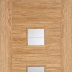 Bespoke Thruslide Surface Vancouver Oak 4LS Door Diamond Lined Clear Glass - Prefinished Sliding Double Door And Track Kit 10 Bespoke Thruslide Surface Vancouver Oak 4LS Door Diamond Lined Clear Glass - Prefinished Sliding Double Door And Track Kit -LPD Door contemporary door vancouver glazed oak brilliant clear cut lines lpd top4