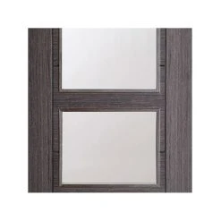 Three Folding Doors & Frame Kit - Vancouver 4 Pane Ash Grey 3+0 - Clear Glass - Prefinished 16 Three Folding Doors & Frame Kit - Vancouver 4 Pane Ash Grey 3+0 - Clear Glass - Prefinished -LPD Door contemporary internal door ashvan 4 glass medium mid7