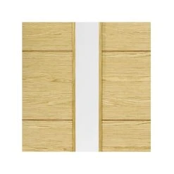 Lille 1 Pane Oak Internal Internal Door - Clear Glass - Prefinished -LPD Door contemporary internal door lpdoors lille oak glazed rt medium mid