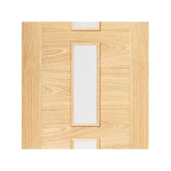 Bespoke Sofia 3L Oak Internal Door Pair - Clear Glass - Prefinished 12 Bespoke Sofia 3L Oak Internal Door Pair - Clear Glass - Prefinished -LPD Door contemporary internal door lpdoors sofia oak glazed rt medium mid6
