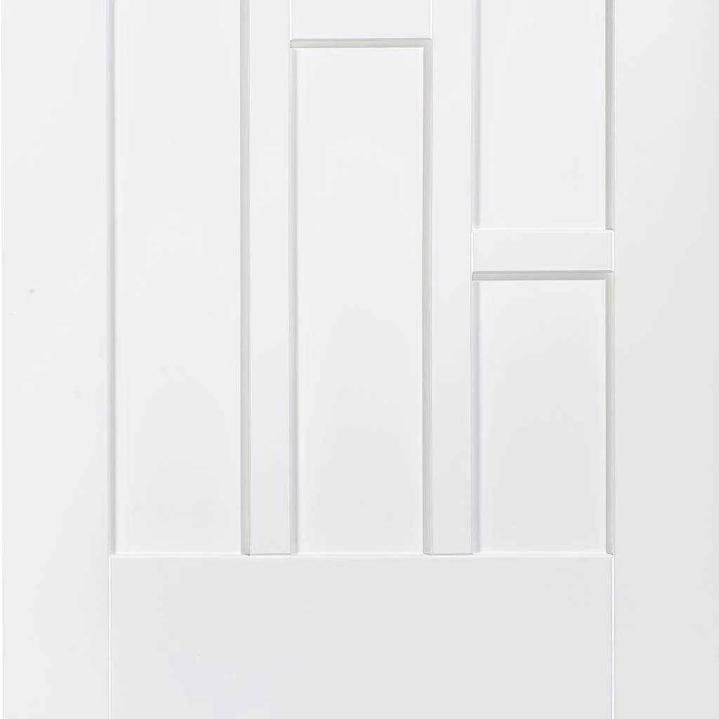 Coventry Style Panel Evokit Pocket Fire Door - 30 Minute Fire Rated - White Primed 5 Coventry Style Panel Evokit Pocket Fire Door - 30 Minute Fire Rated - White Primed - Image 5