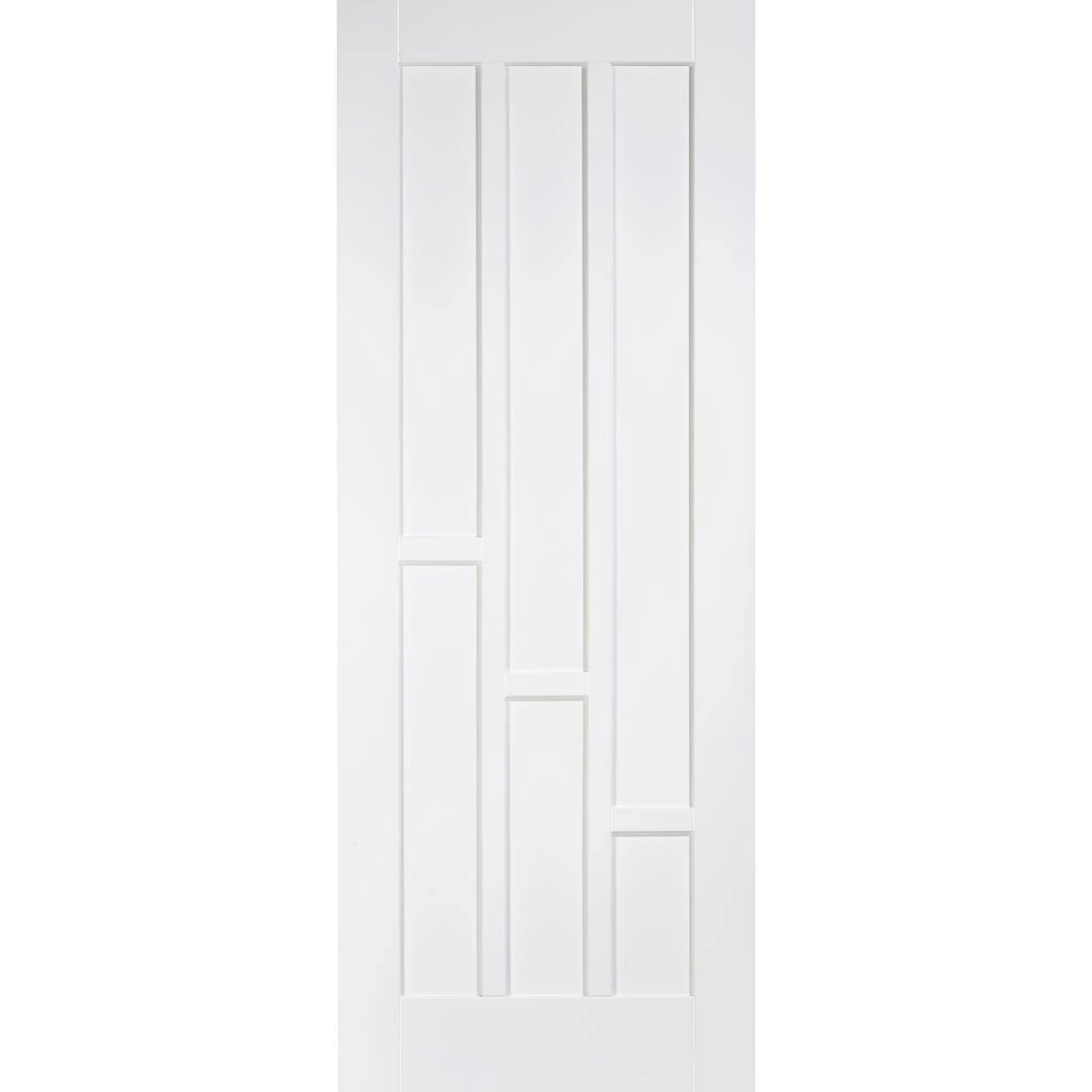 Three Folding Doors & Frame Kit - Coventry 3+0 Folding Panel Door - White Primed 4 Three Folding Doors & Frame Kit - Coventry 3+0 Folding Panel Door - White Primed - Image 4