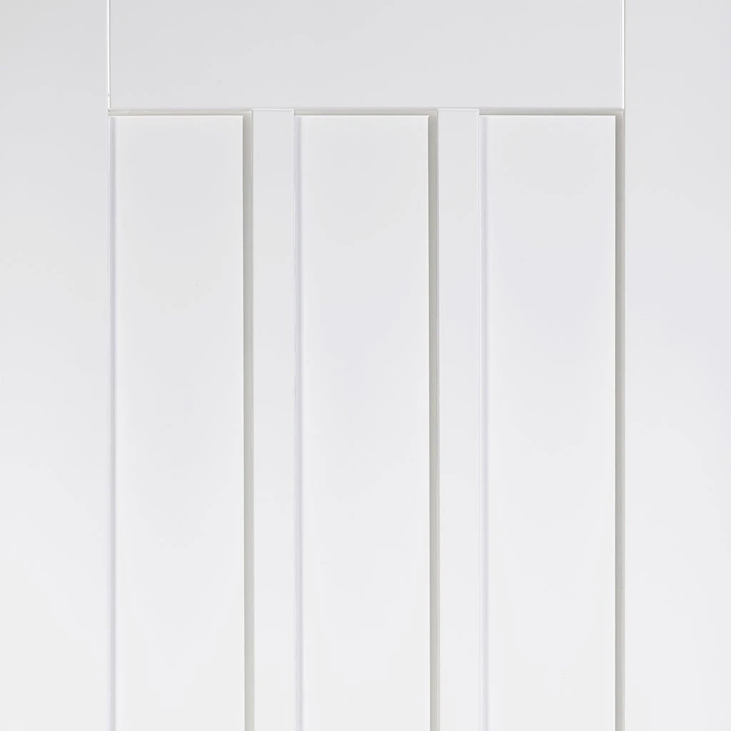 Coventry Panel Internal Door Pair - White Primed 3 Coventry Panel Internal Door Pair - White Primed - Image 3