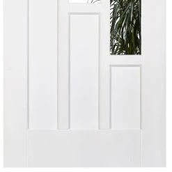 Coventry Style Single Evokit Pocket Door - Clear Glass - White Primed -LPD Door coventry door white glazed elegant lpd directdoors bot2 47faabf6 ec9c 40d2 914d b242f8e0c4d2
