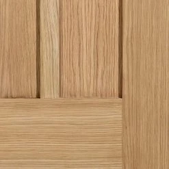Coventry Contemporary Oak Internal Door - Clear Glass -LPD Door coventry glazed oak door glazed lpd det