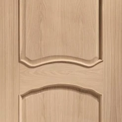 Internal Door And Frame Kit - Louis Oak Internal Door - Raised Mouldings -LPD Door door with raised mouldings traditional oak louis mid4